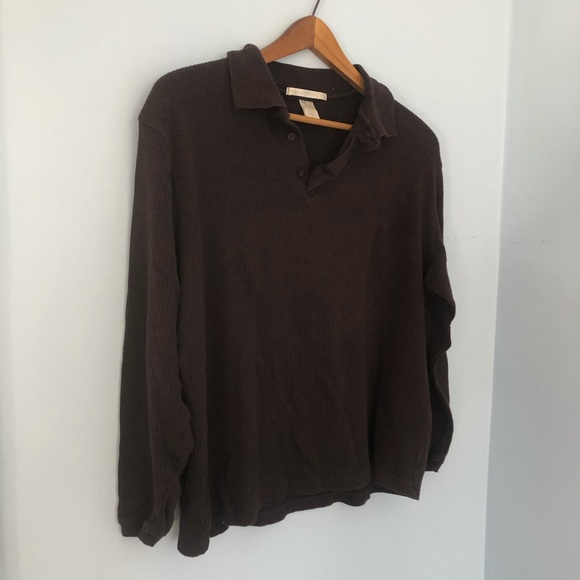 Perry Ellis | Quarter Button Down Sweater - Picture 4 of 6